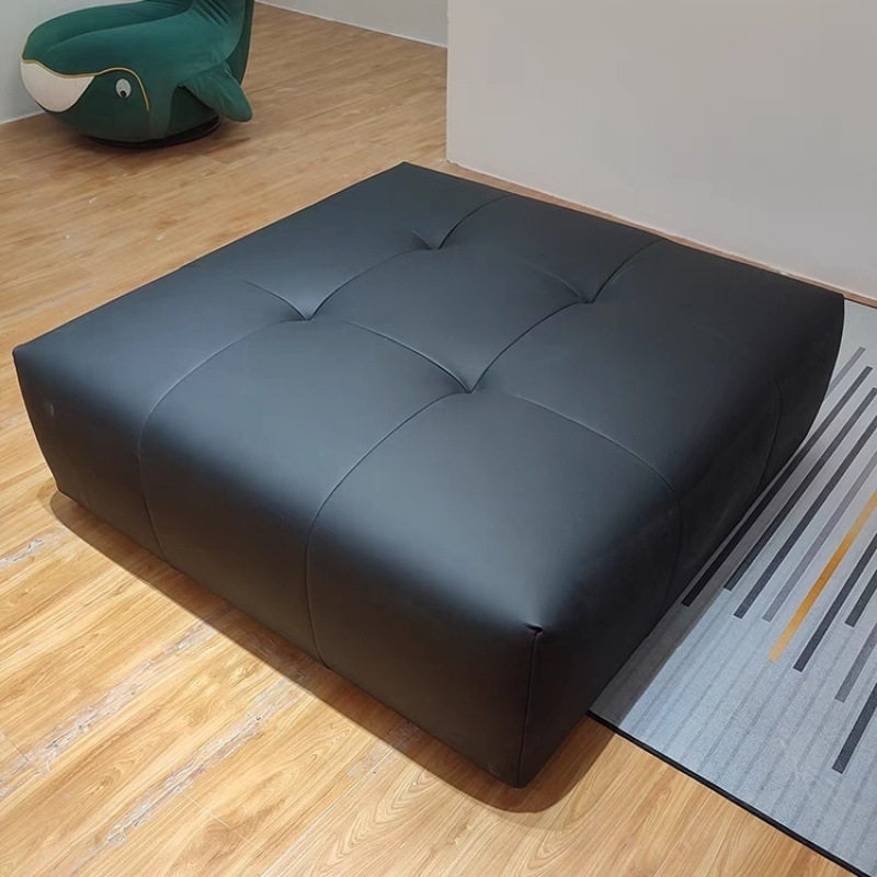 生态真皮简约商用家用沙发凳