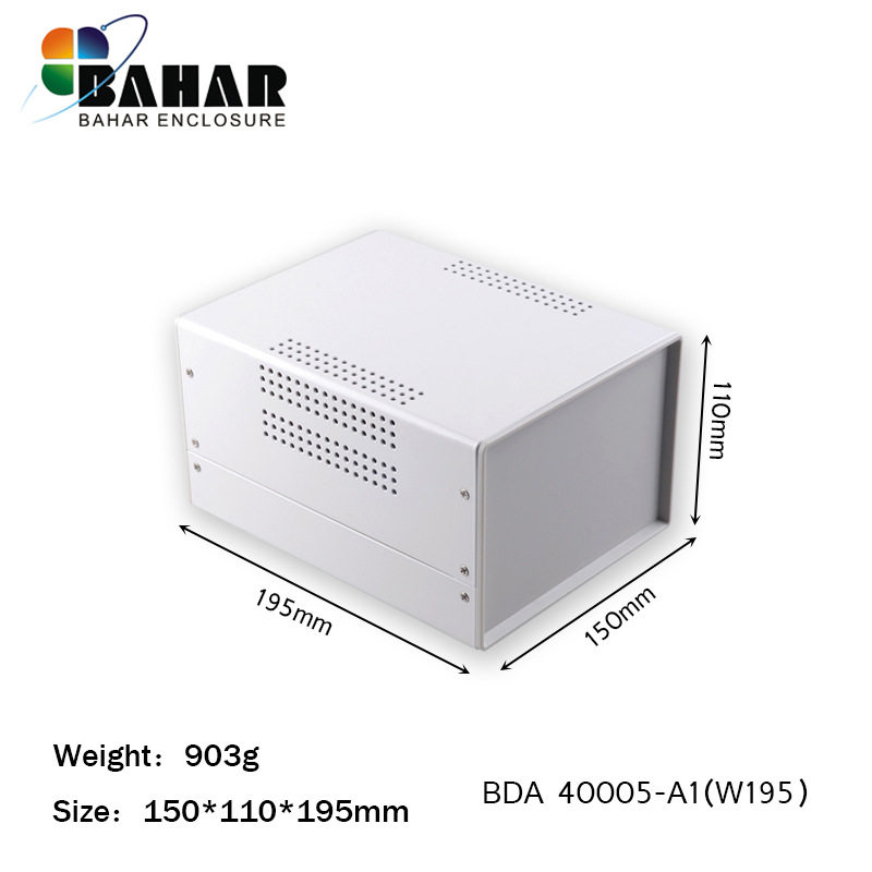 巴哈尔壳体DIY仪表控制盒ENCLOSURE面板铁机箱BDA40005-(W195)