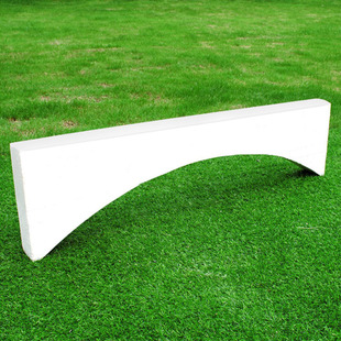 铅球抵趾板圆柱弧形木质白色投掷铅球板田径场地训练比赛辅助用具