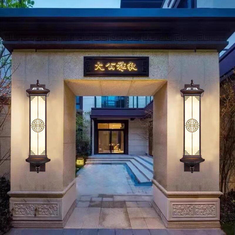 中式壁灯户外防水防锈庭院灯阳台走廊过道复古壁灯别墅大门墙壁灯