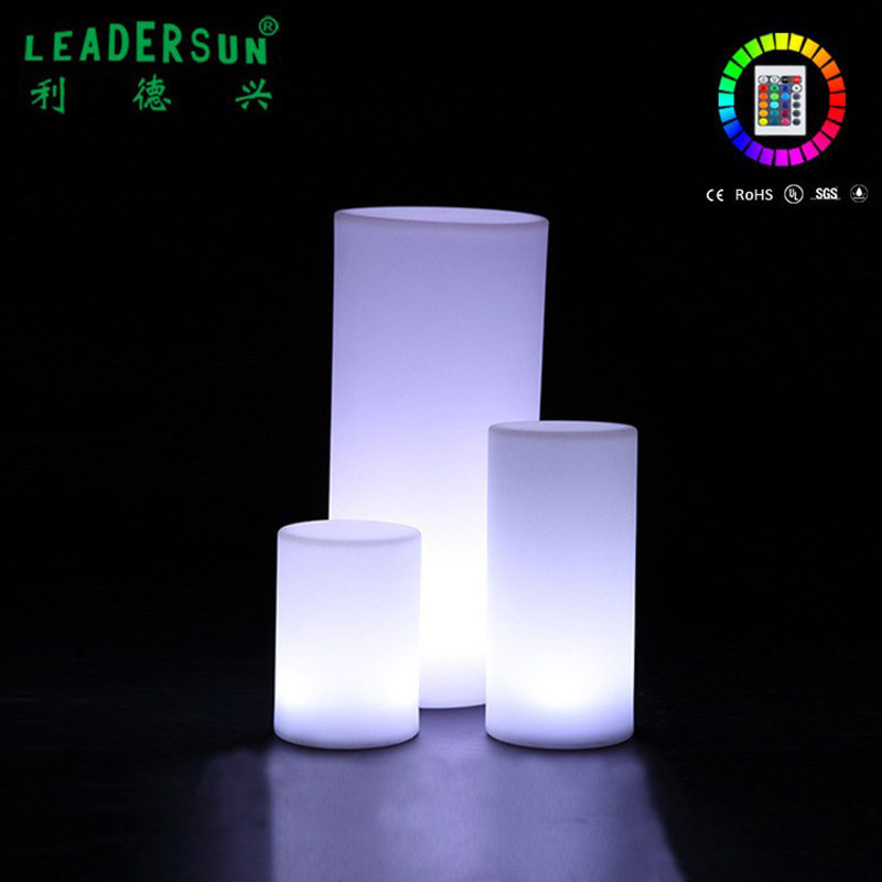 LED发光圆柱灯别墅庭院装饰灯户外商场美陈创意餐厅夜景灯芯批发