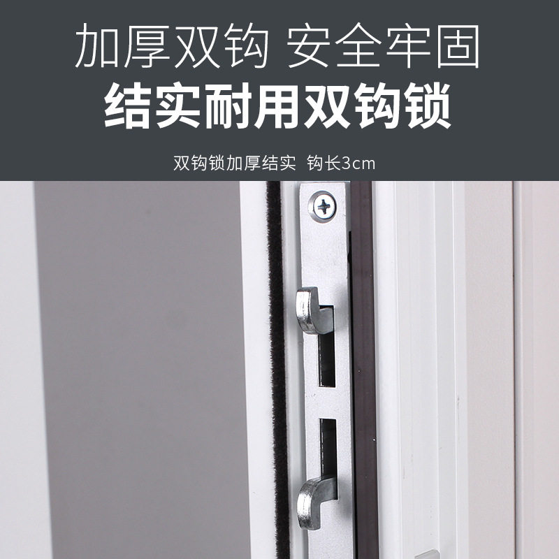 铝合金折叠门推拉伸缩门厨房阳台商场隔断卫生间低轨隐形不占空间