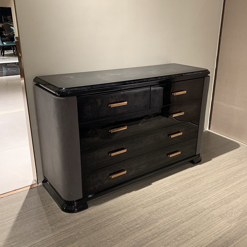 威登家具 轻奢实木玄关柜带抽屉后现代鞋柜餐边柜门厅储物柜家具