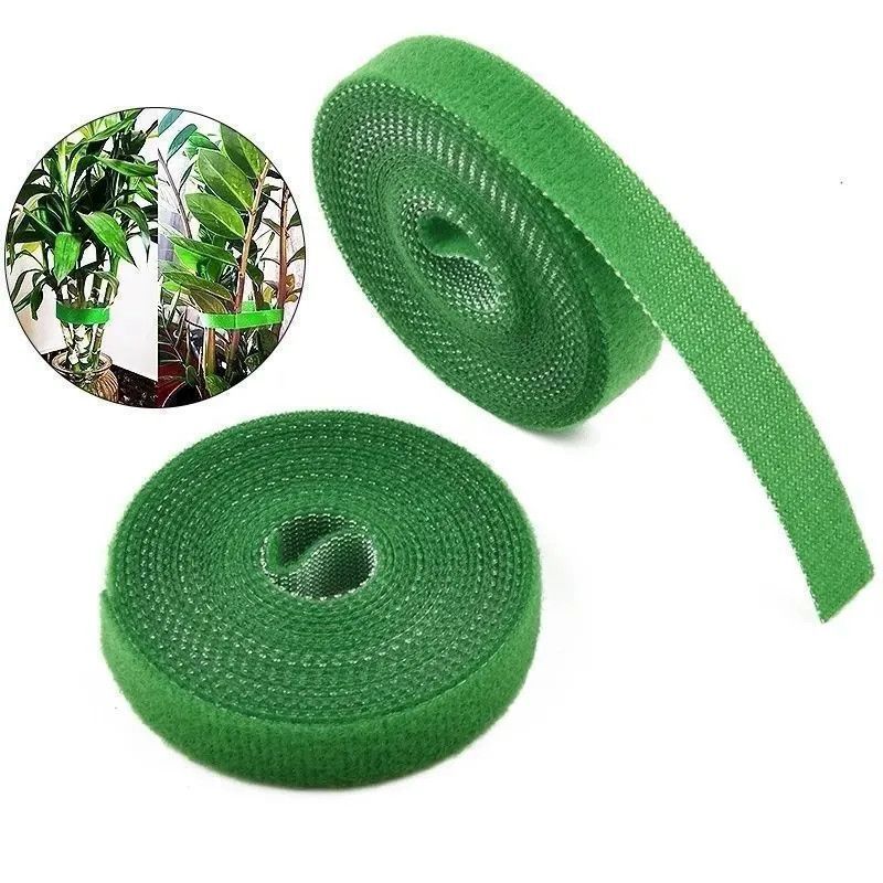 魔术贴扎带打卷绿植捆绑绿色绑树绑植物不伤植物扶正支撑植物绑带