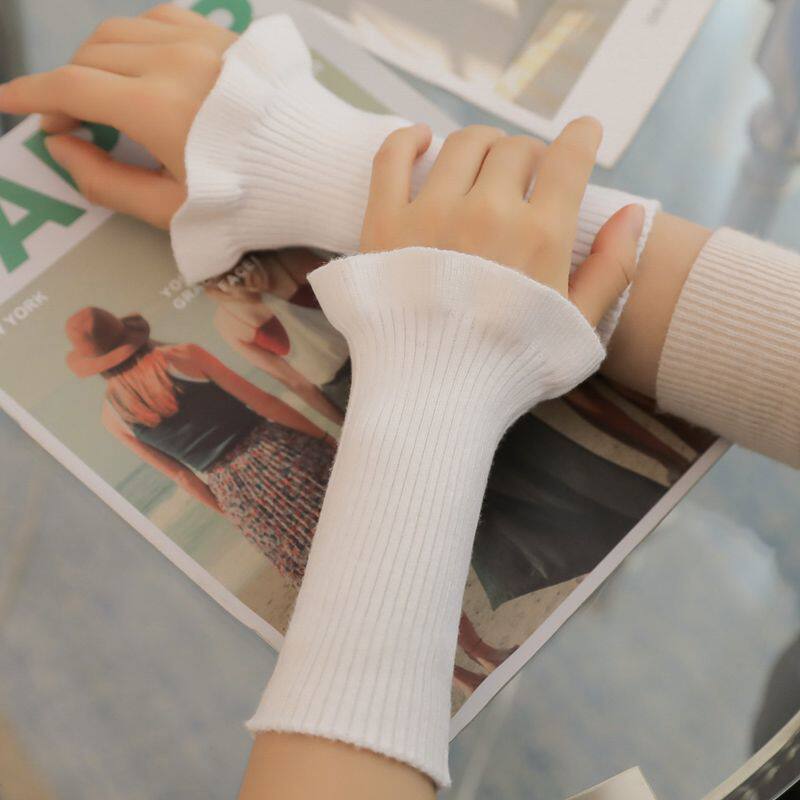 接袖口神器衣服袖子短接袖毛衣袖子短接袖衣服袖口加长针织护手腕