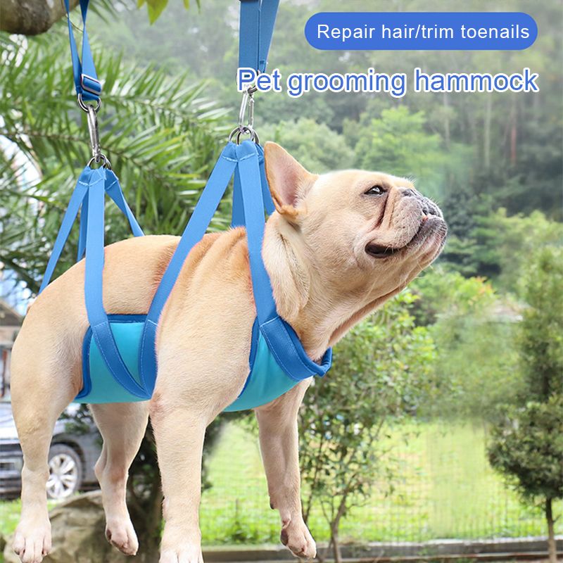 中小型犬美容剪指甲可拆洗狗吊床新品挂式宠物固定护理器具