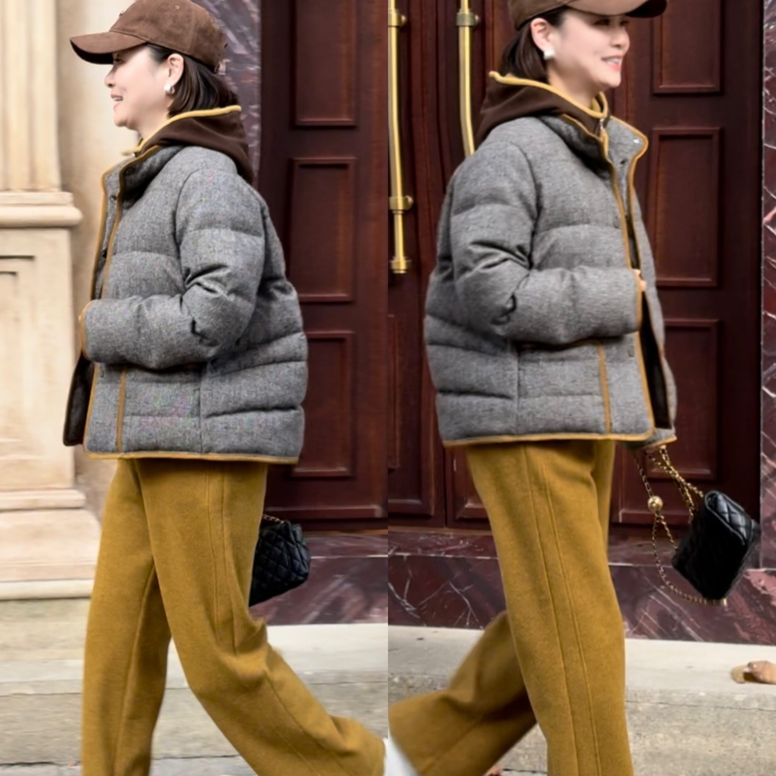 华人杰新国标90绒冬季高品质轻奢鹅绒服时尚短款保暖鹅绒羽绒服