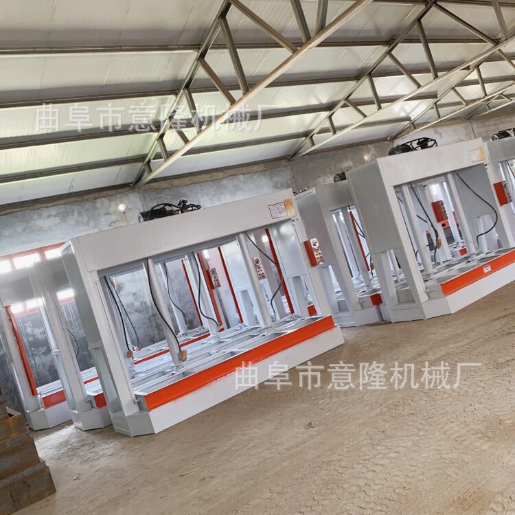 生态板覆贴100吨液压冷压机实木板定型液压冷压机自动保压升降