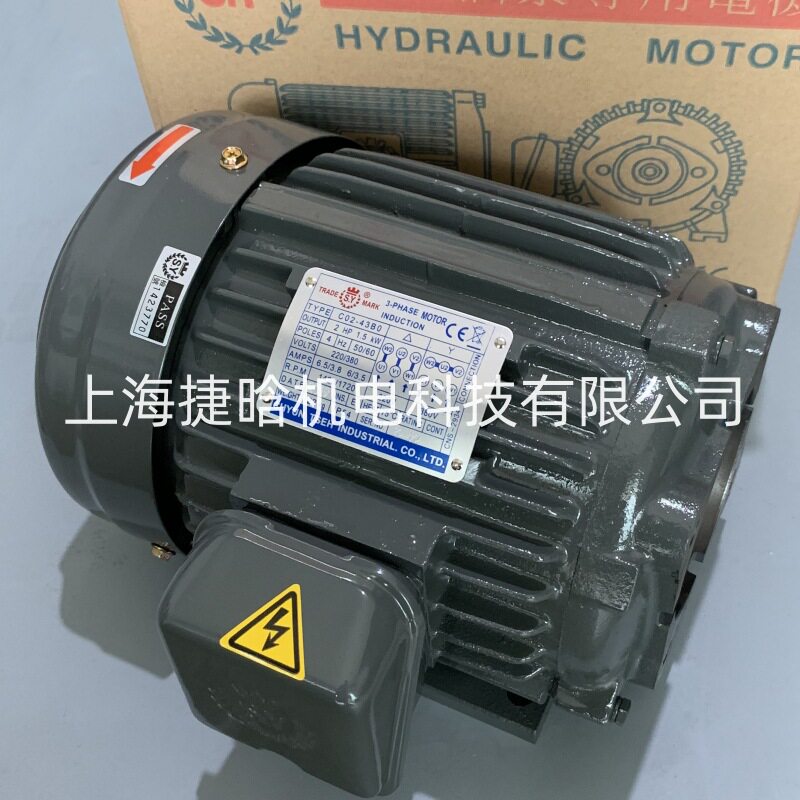 台湾群策S.Y马达 三相 C15-63B0 15HP-6P 直插卧式 液压电机