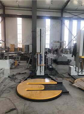 配合叉车M底缠绕机1650mm转台直径裹包设备220VM型缠绕包装机