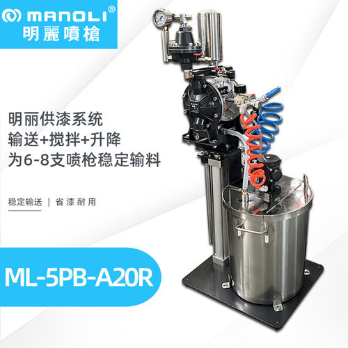 明丽供漆系统ML-5PB-A20R 集涂料搅拌升降输送为一体