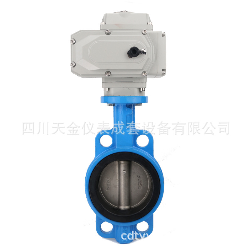 手柄对夹蝶阀D971X-16Q软密封铸钢电动对夹式蝶阀DN50 65 80 100