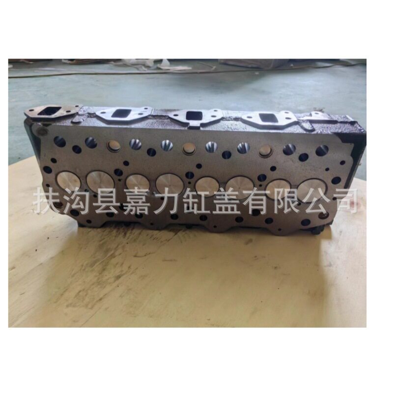 厂家直销柴油发动机缸盖总成4D33四缸铸铁缸盖总成4D33带气门弹簧