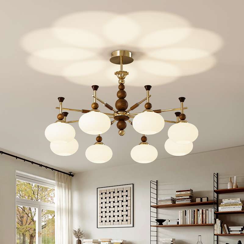 客厅吊灯2025年新款高级感餐大厅主灯中古风个性创意家用主卧室灯