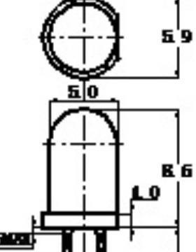 F5圆头单闪蓝5MM自闪蓝光蓝色自动闪烁闪灯白发蓝一闪一闪眨眼