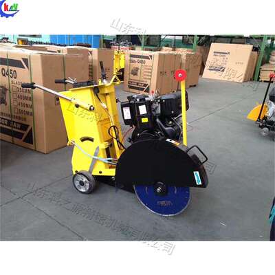 手推式马路切割机 建筑施工水泥混凝土路面锯切机 Road cutter