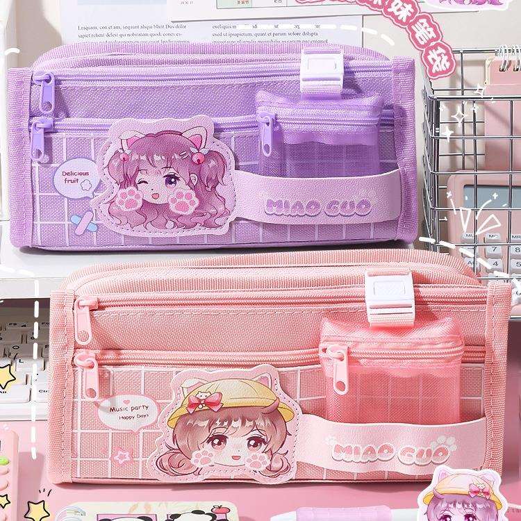 笔袋大容量女孩款小学生文具盒高颜值卡通可爱2025超火新款文具收