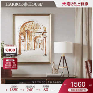 饰画Italy 饰摆件家居客厅壁挂画艺术简约玄关装 装 HarborHouse美式