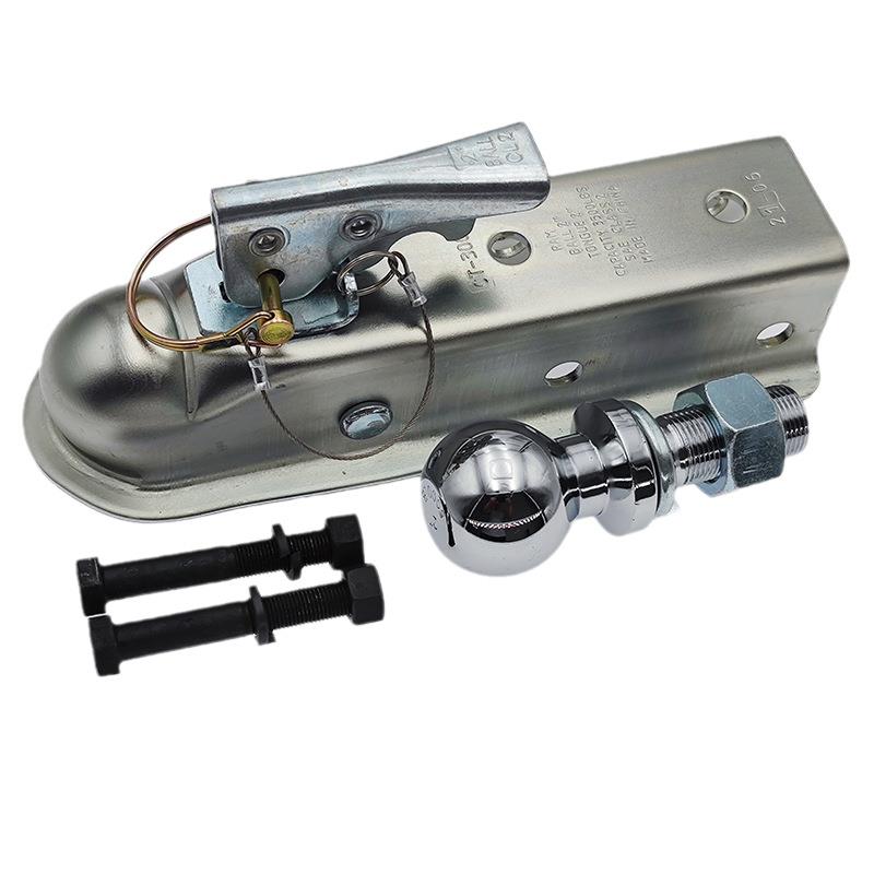 配套50方管美式拖车牵引器连接器球盖球罩房车连接配件汽车改装件