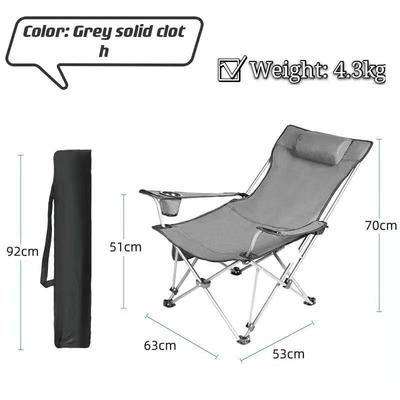 户外折叠坐躺两用躺椅医院陪护轻便单人简易沙滩椅便携式午休睡床