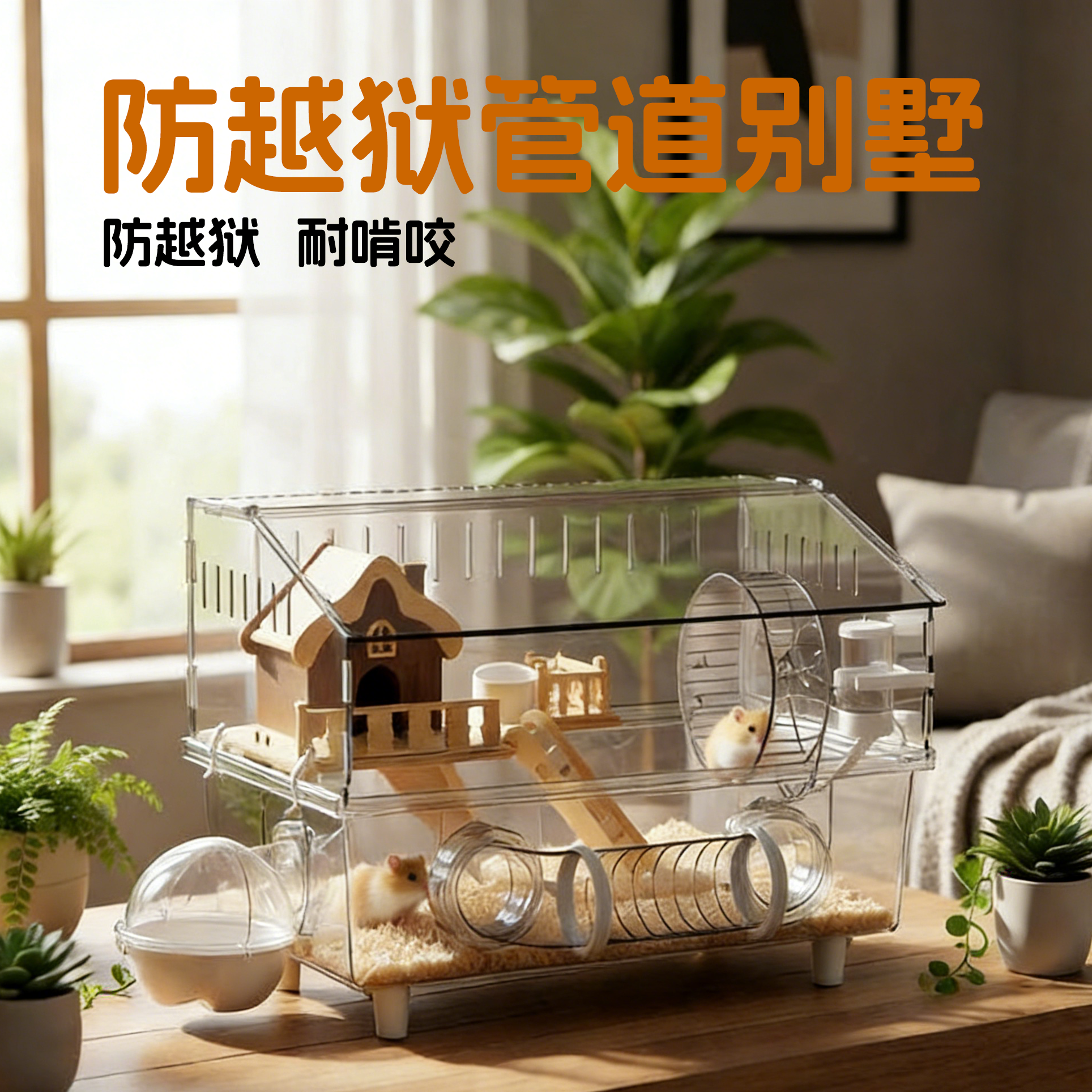 仓鼠笼子金丝熊专用超大豪华别墅亚克力透明耐啃咬便宜大的用品窝,宠物/宠物食品及用品,笼子,淘宝优惠券,粉丝福利购,淘宝优惠卷