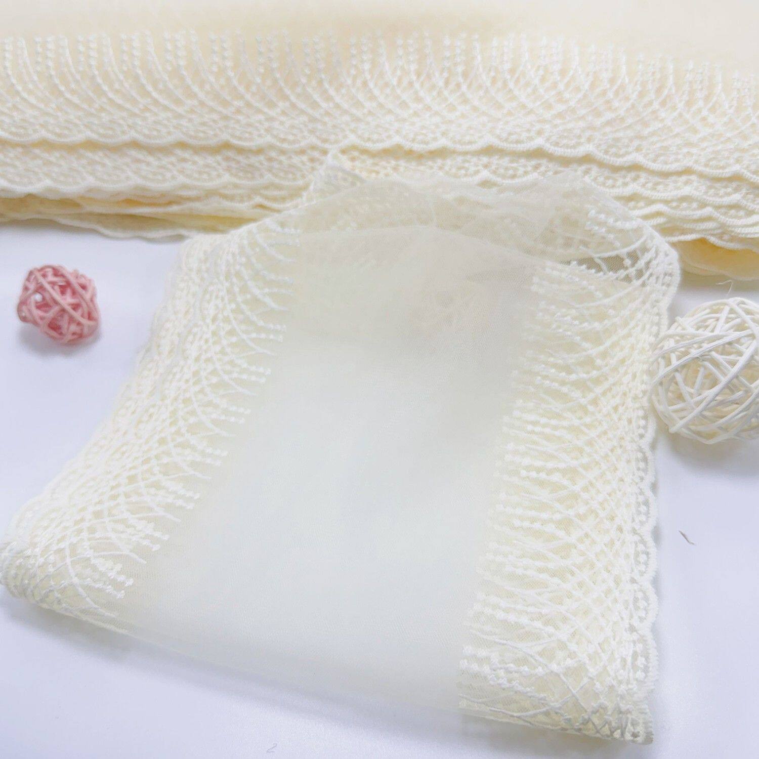 19cm宽边衣服DIY蕾丝材料花边手工布料沙发服装窗帘缝纫辅料