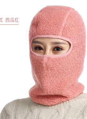头套男女摩托车头盔内衬冬t季防风寒面罩冬天骑车保暖神器加绒帽