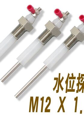 m12*1.f25不锈钢白钢304热水锅炉316水位电极水箱液位探针探头蒸