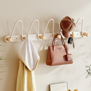 挂衣架壁挂墙上免打孔试衣间衣服挂钩入户门进门后玄关轻奢挂衣钩