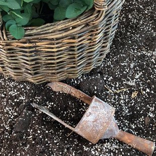 爱上花园|园艺用品 铁艺t做旧装饰道具 生锈的铁皮小铲子花铲铁铲