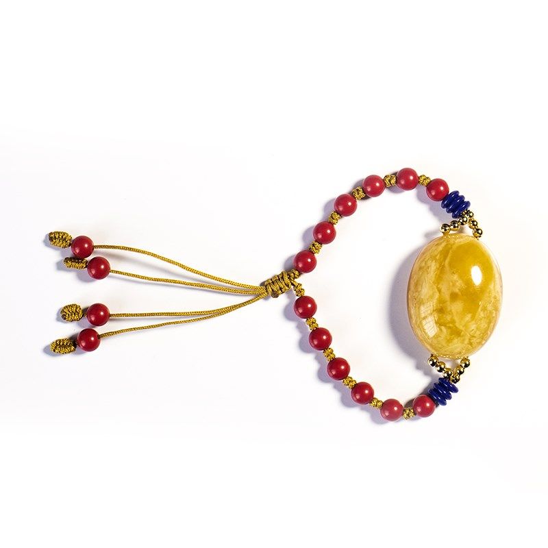 吊坠挂绳项链红绳子手工编织玉坠绳脖子扣挂脖挂件黑色玉佩手绳