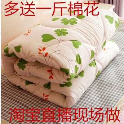 手工纯棉花被芯被子棉被定做加厚学生宿舍春秋冬被单双人全棉褥子