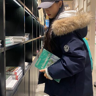 小个子毛领加厚羽绒服女士2024年冬新款韩版休闲宽松学生保暖外套