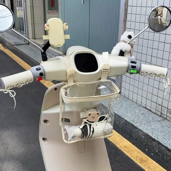 挂钩收纳箱手机支架电瓶车挂包电动车前置小熊专用防水配饰自行车