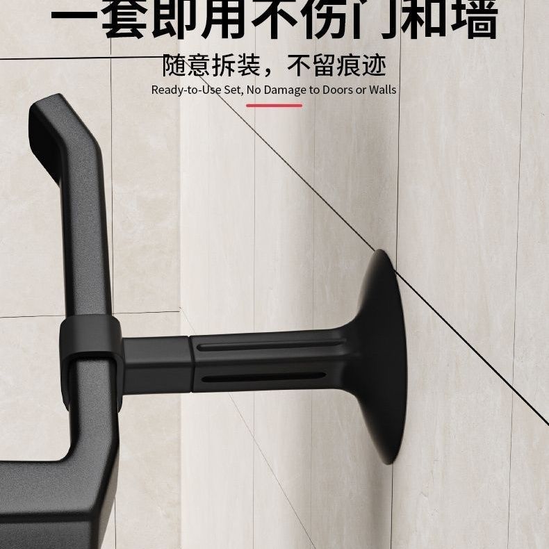 门把手防撞硅胶卫生间打孔门吸防风挡器固定器门后磕碰加长墙面