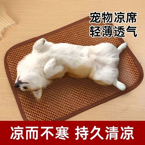 狗狗猫咪通用夏季消暑凉垫猫笼平台睡垫宠物降温透气防潮凉席垫