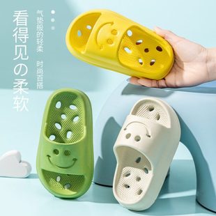 男女童漏水浴室拖鞋 儿童臭镂空凉软底夏季 室内家用不防滑脚洗澡