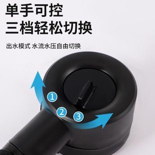 加压淋 洗澡按摩三档浴室戴喷雨花洒淋浴增压花洒喷头搓澡强劲新款