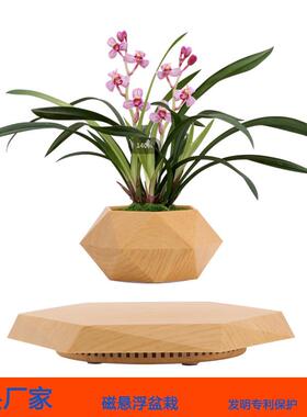 磁悬浮盆栽跨境工厂创意花盆盆景植物磁悬浮盆栽