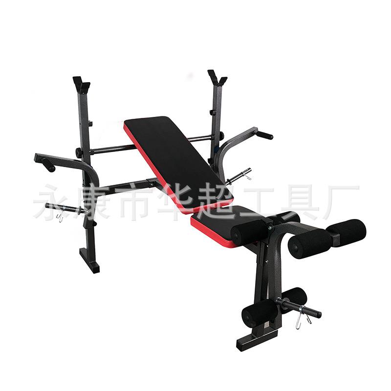 家居多功能举重床深蹲卧推架健身器材腹肌健腹训练器家庭套装
