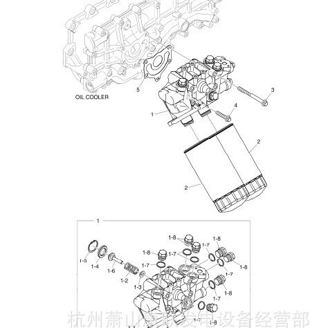 斗山DP222CC六角法兰螺栓90CM