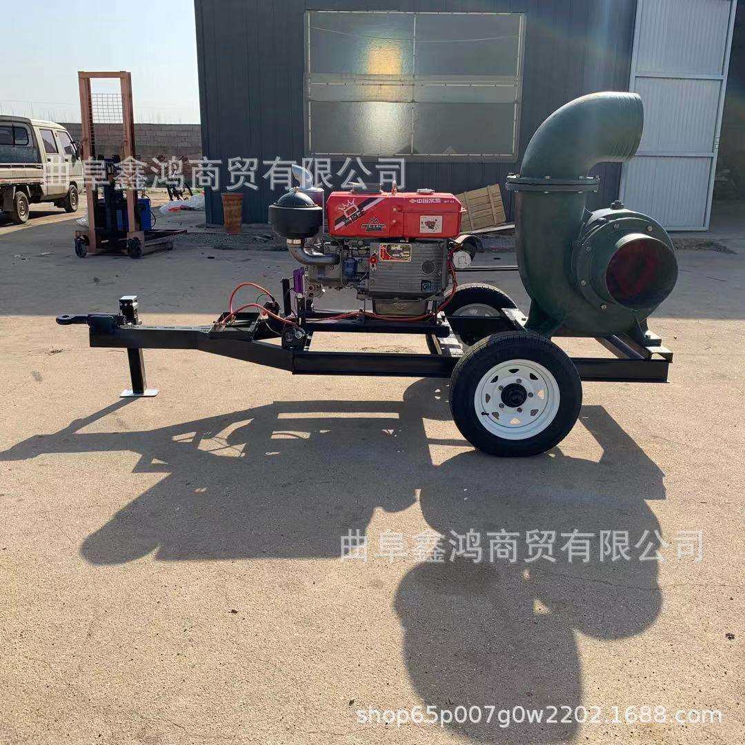 排涝抗洪汽油抽水泵4寸园林3寸柴油喷灌泵小型手推式高压水泵