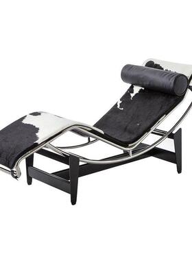 躺椅家用午休午睡设计师阳台办公室睡椅LC4休闲柯布西椅子沙发