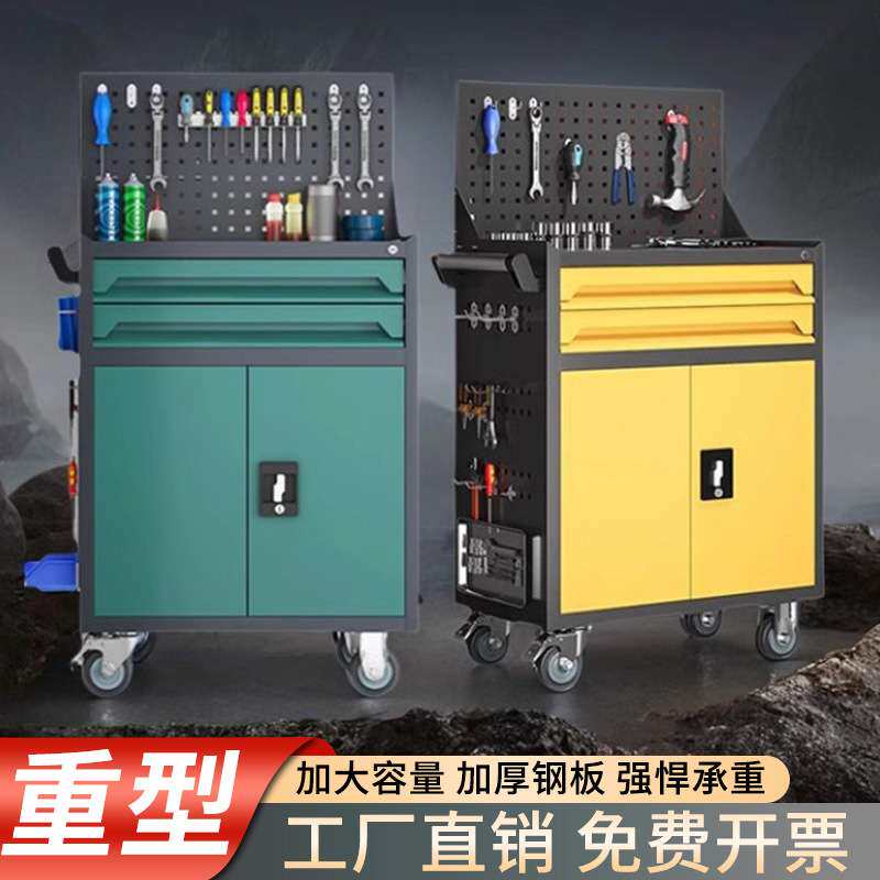 汽修工具车抽屉五金维修手推箱多功能移动重型工具矮柜车间工作台