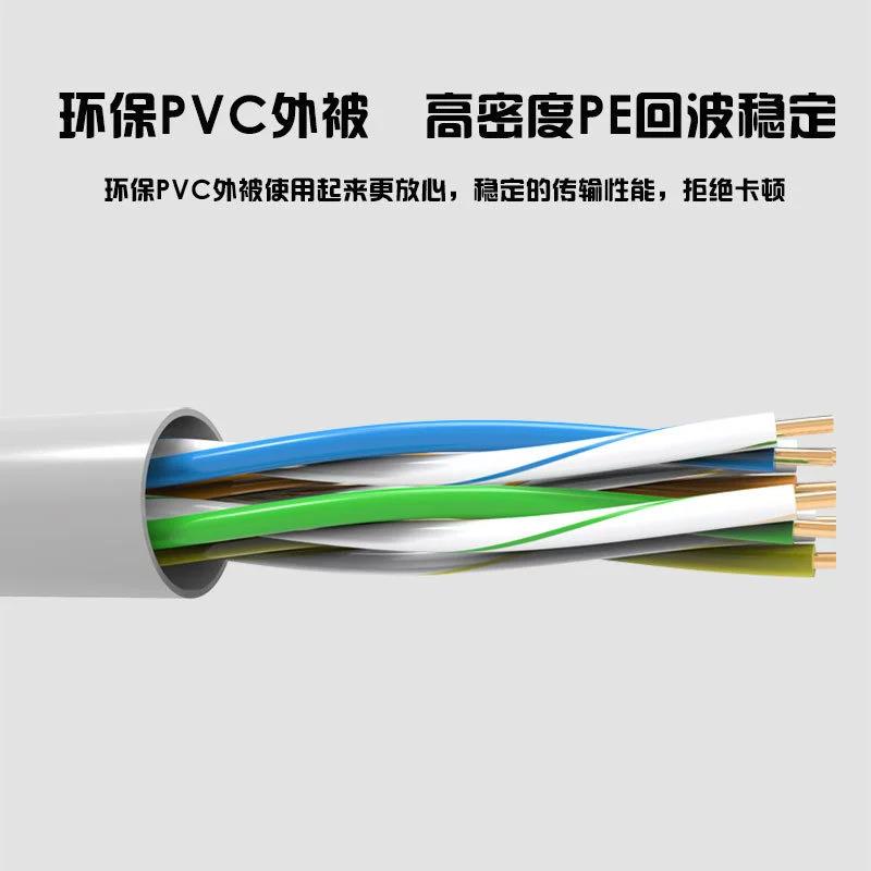 东莞胜牌直销六类网线非屏蔽CAT6E阻燃室内电脑网线家用