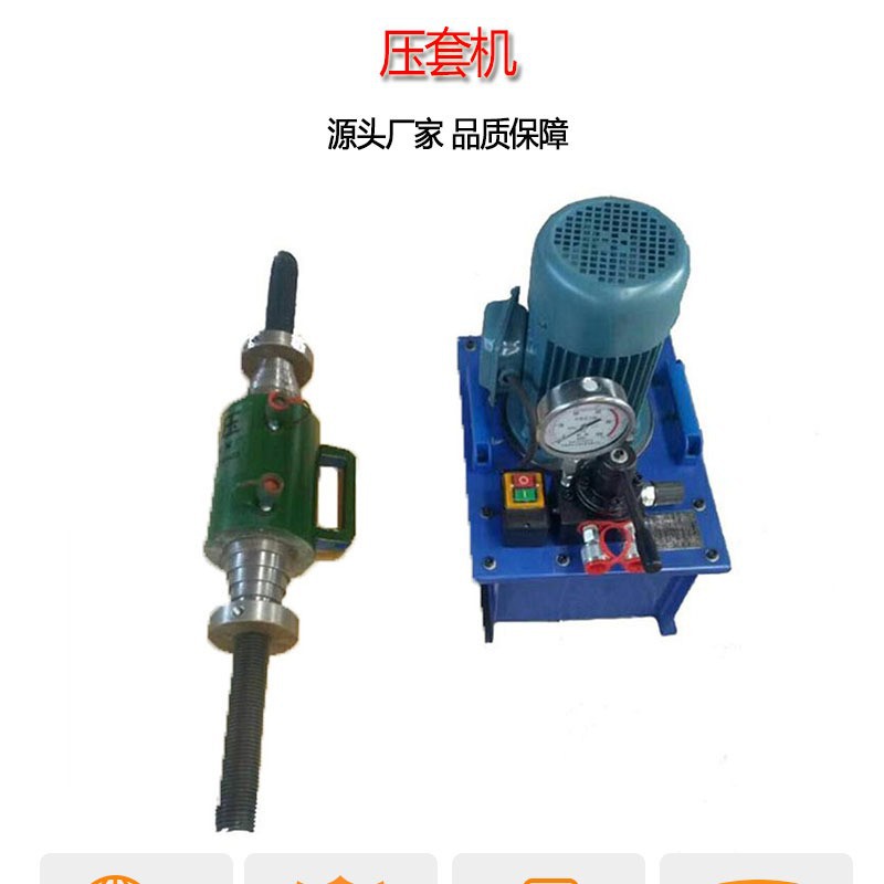 厂家现货小型钢丝绳压套机LTYJ-60T 小型电动液压式压套机 手电一