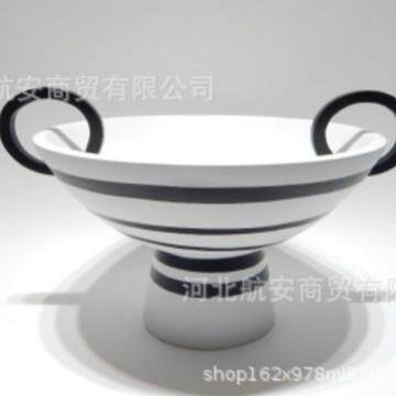 现代简约创意树脂摆件样板房售楼处桌面玄关电视柜软装摆设工艺品