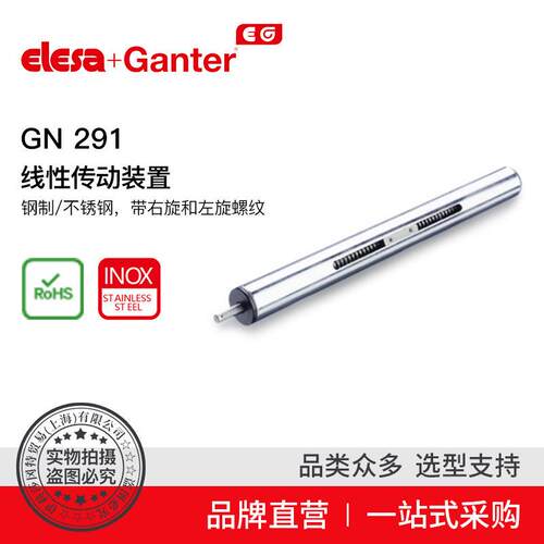 ElesaGanter伊莉莎冈特GN291线性传动装置制不锈钢