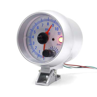 汽车改装转速表 3.75英寸 0-11000 Rpm 仪表转速表双指针汽车仪表
