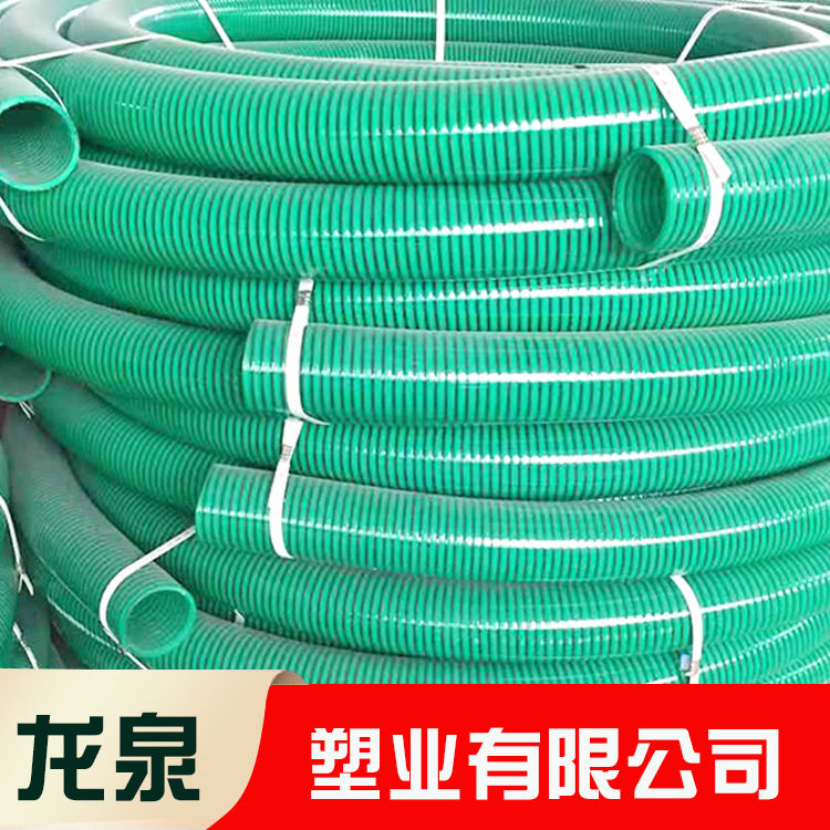 PVC螺旋牛筋泳池排水管尺寸全